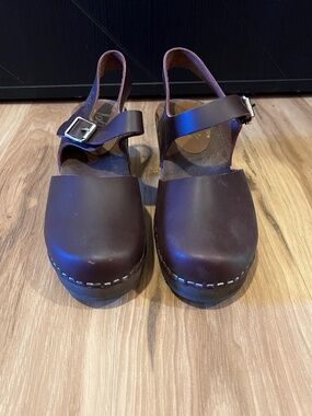 Lotta's From Stockholm Clogs- Brown- Size 39